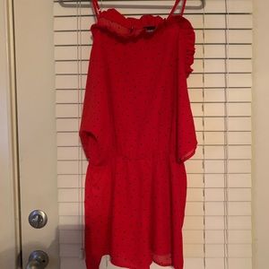 Red Polka Dot Romper